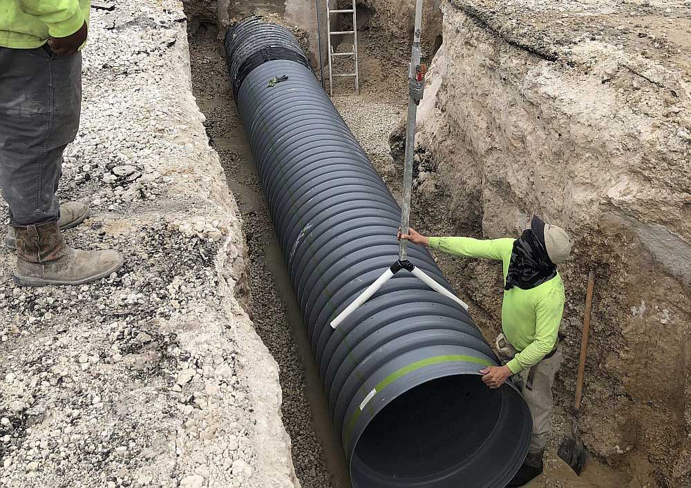 Parking Lot Drainage and Catch Basins  Contractors Fort Lauderdale